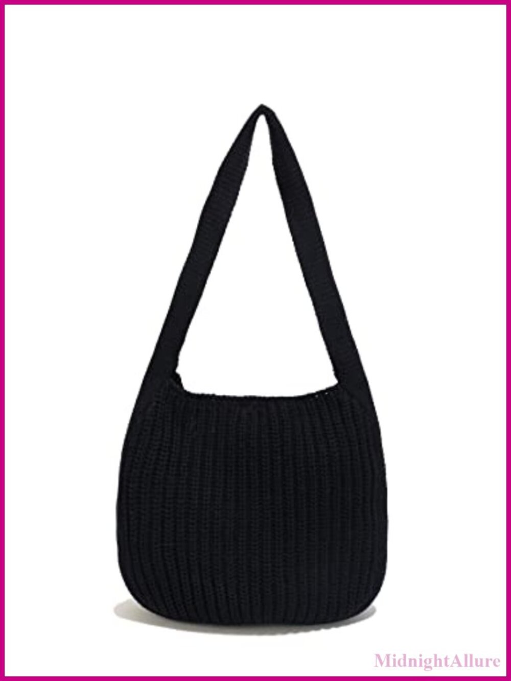 Hand Crochet Knit Tote Bag Aesthetic Shoulder Bag Beach Tote